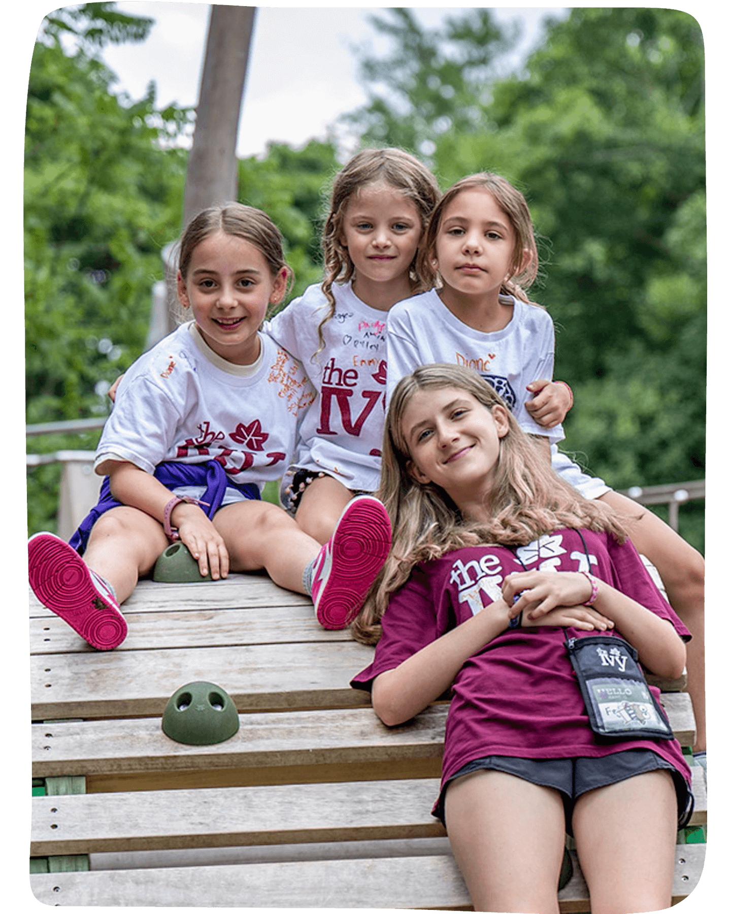 The Ivy Day Camp counsellor and camper